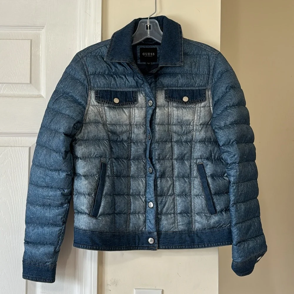 Guess Los Angeles Denim puffer jacket - Picture 5 of 13